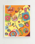 Table Study Art Print - Cake for Breakfast